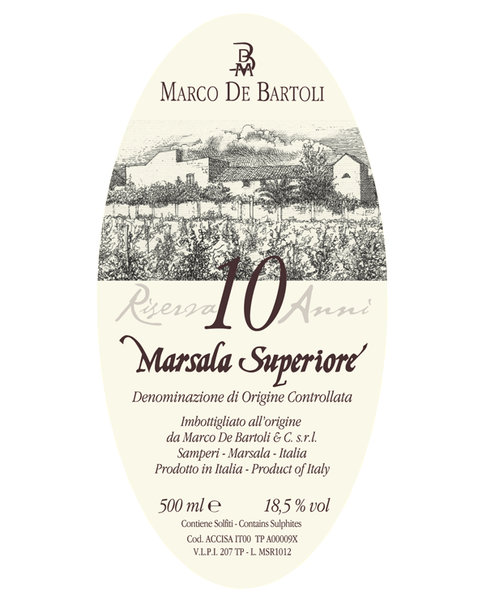 Marsala-Superiore-Riserva-Marco-De-Bartoli:  Dessertwein kaufen/bestellen online im Italienshop 🇮🇹: Marsala-Superiore-Riserva Marco De Bartoli Riserva 10 anni. Marsala Superiore Riserva kaufen (Riserva 10 Jahre) von Marco De Bartoli.   (Schweiz)