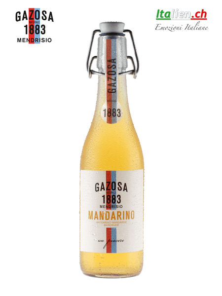 gazosa_mandarine_mandarino_1883: 20x Mandarine (Mandarino) Gassosa, Gasosa, Gazosa, Gazzosa kaufen/bestellen online im Italienshop 🇮🇹: Gazosa Mandarine/Mandarino. Süssgetränk «Gazosa 1883» kaufen (diverse Aromen) von Gazosa-1883. Gazosa1883MA Fr. 90.00 (Schweiz)