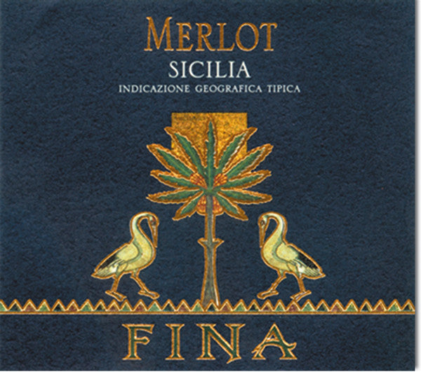 Fina-Vini-Merlot-IGT-Sicilia2:  Rotwein kaufen/bestellen online im Italienshop 🇮🇹: Rotweinsorte Merlot aus Sizilien kaufen. Merlot kaufen: Rotwein aus Italien (Sizilien) von Fina Vini.   (Schweiz)